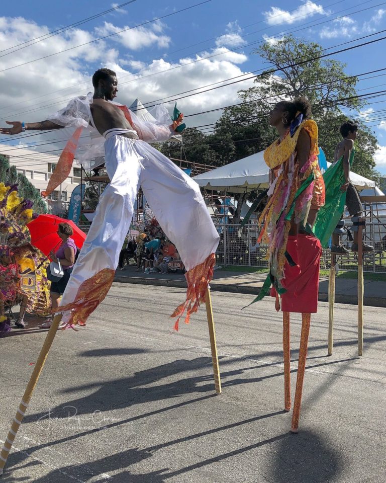 Stilts Walkers Kiddies Carnival, Trinidad. Juana Rafaela Photography